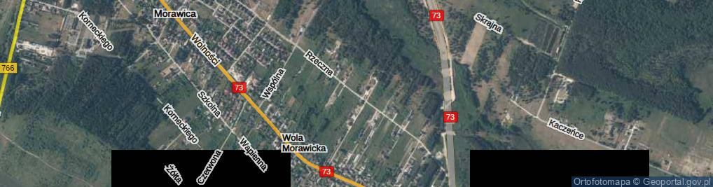 Zdjęcie satelitarne Rzeczna ul.